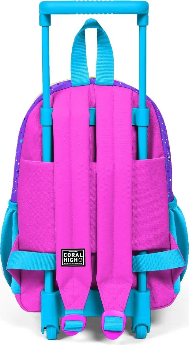 CORAL HIGH Mini Nest Squeegee Backpack Purple Pink Anime Girl Patterned Two Compartment 24035