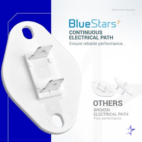 BlueStars قطع غيار ترميستور مجفف BlueStars المحدثة 2-Pack 8577274 - متوافقة مع مجففات Whirlpool Kenmore KitchenAid - تحل محل 3976615 AP3919451 WP8577274 3390292 - Image 2