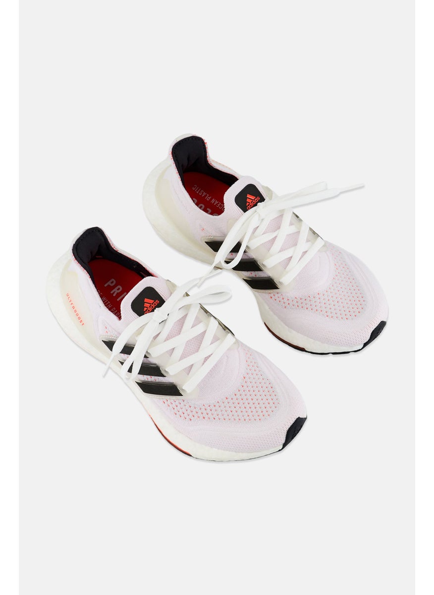 Adidas Kids Boy Ultrboost 21 Lace Up Running Shoes, Lavender  - Image 3
