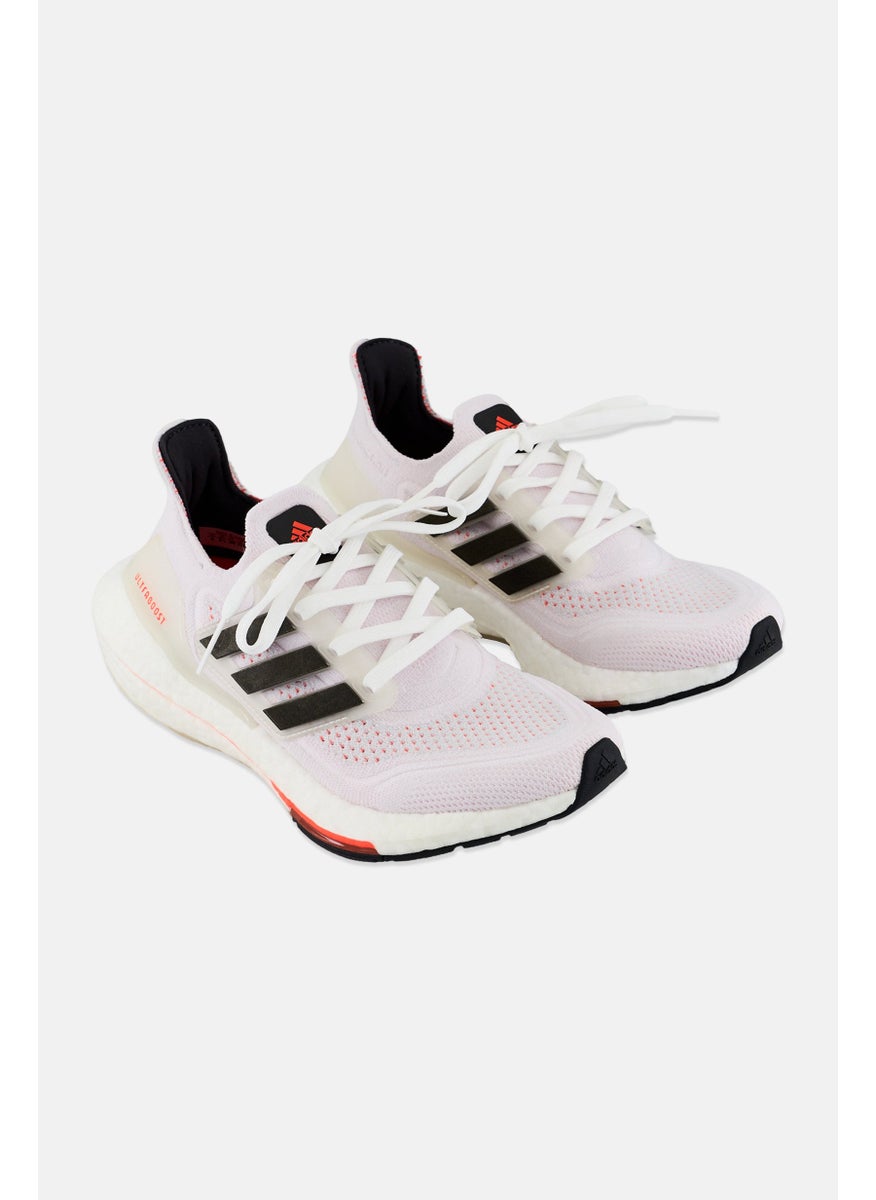 Adidas Kids Boy Ultrboost 21 Lace Up Running Shoes, Lavender  - Image 1