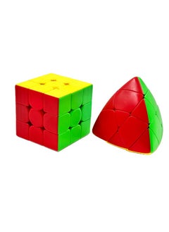 D ETERNAL D ETERNAL Speed Cube Combo Set of 3x3x3 and Mastermorphix Cubes Puzzle Game Toy  - Image 1