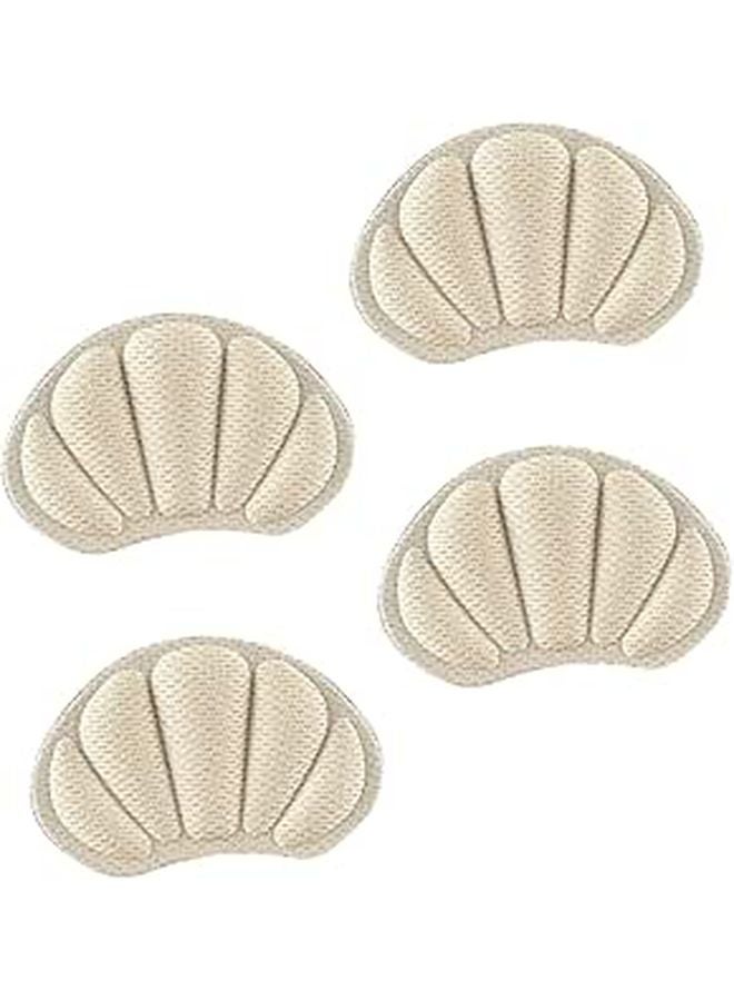 2 Pairs Self Adhesive Breathable Mesh Heel Pads Skin Color Shoe Inserts For Men Women - Image 1