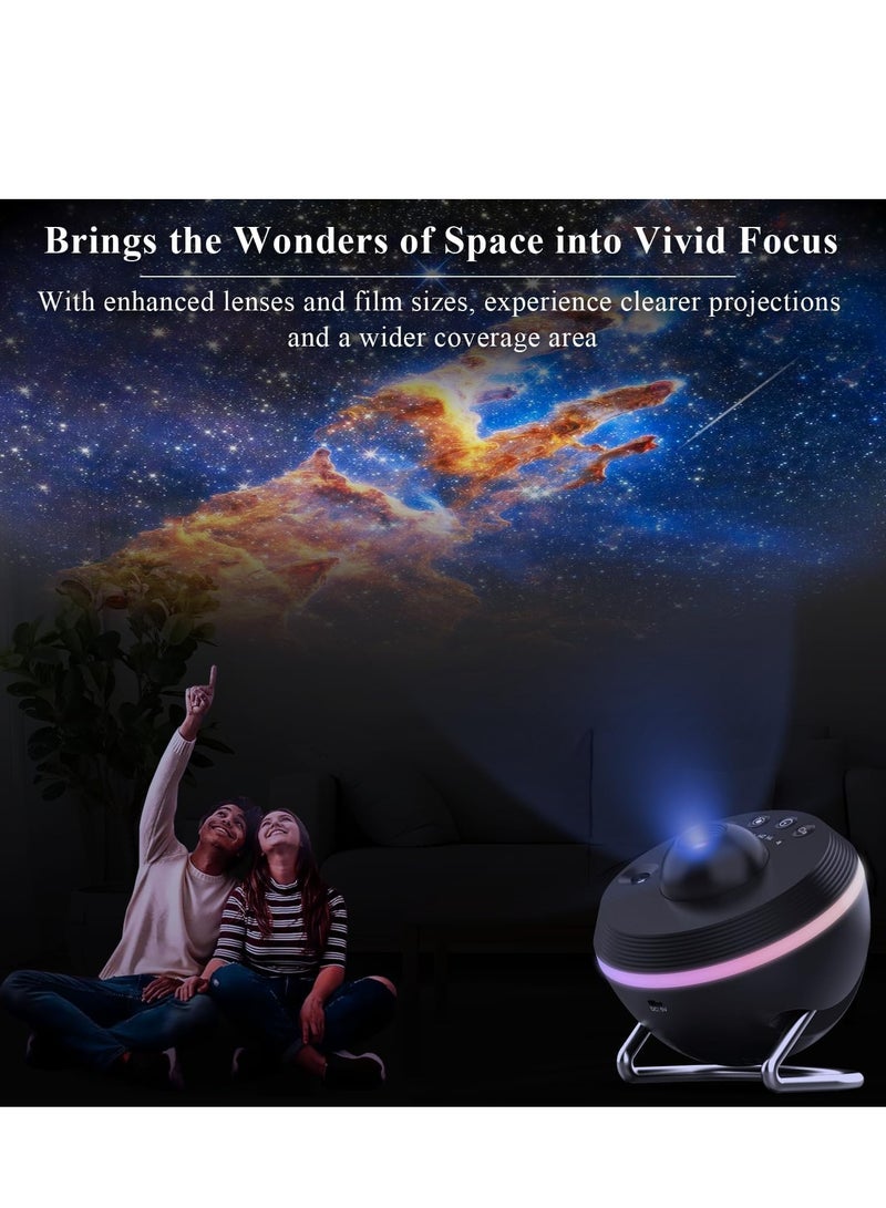 ELTRAZONE Star Projector - Premium Planetarium Galaxy Projector with 13 4K HD Films, Meteor & 4 Color Effects, Adjustable Angle, Timer – Ideal for Kids, Adults, Bedroom Décor, and Relaxation - Image 3