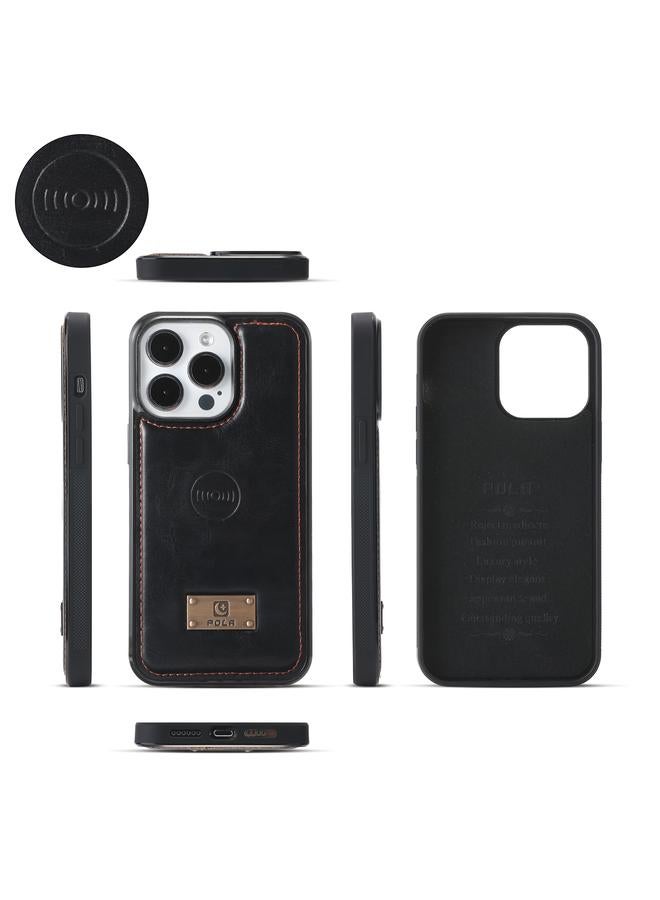 اس-توب جراب هاتف iPhone 15 Plus متعدد الوظائف بسحاب ومحفظة جلدية - Image 4