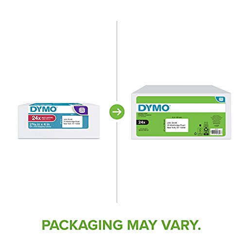 DYMO Authentic LW Standard Shipping Labels for LabelWriter Label Printers White 2516 x 4 24 Rolls of 300 7200 Total - Image 3