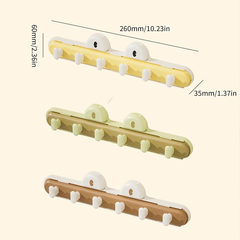 Brown Adjustable Suction Cup Hook No Drilling Required for Home Use - Image 4