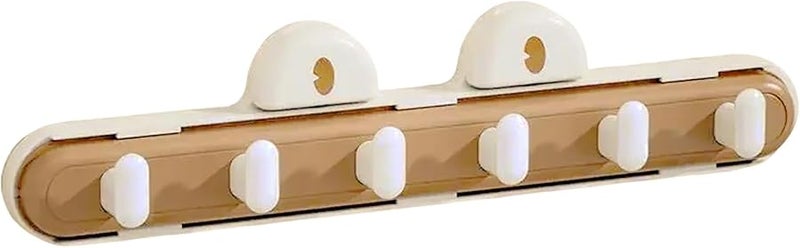 Brown Adjustable Suction Cup Hook No Drilling Required for Home Use - Image 2