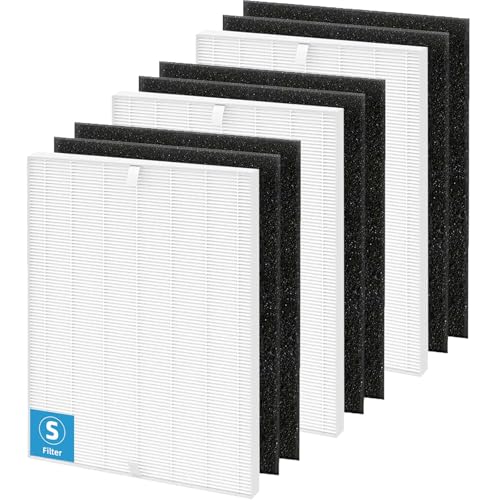 FLTARESA C545 HEPA Replacement Filter S for Winix Air Purifier C545 B151 P150 9300, Filter Q for Winix 5510 5520, Part# 1712-0096-00, 2522-0058-00 - Image 1