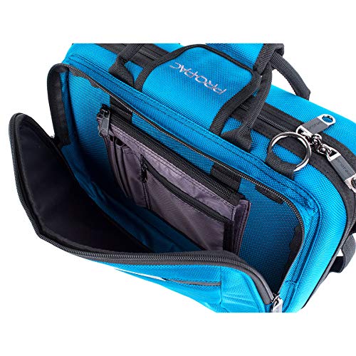 Protec Bb Clarinet Slimline PRO PAC Case, Teal Blue, Model PB307TB - Image 3