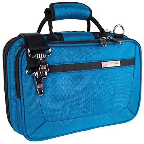 Protec Bb Clarinet Slimline PRO PAC Case, Teal Blue, Model PB307TB - Image 1