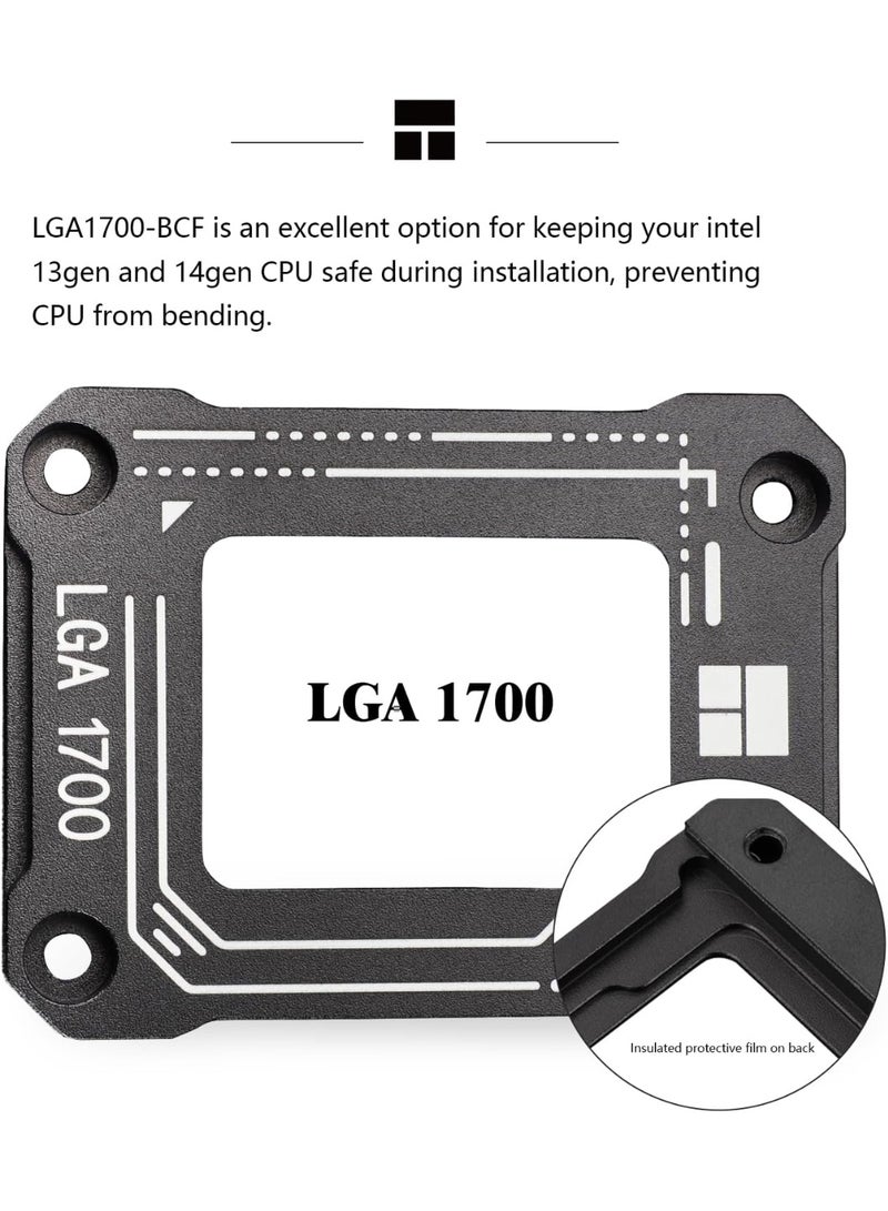 Thermalright LGA1700-BCF Black V2 CPU Anti-Bend Fixer  WITH TF7 2g Thermal Compound, Intel 12/13/14 Gen Anti-Bend Fixing Fixture, Intel CPU Corrective Fixing Bracket, LGA17XX Corrective CPU Bender, LGA1700 Full Fit Fixer - Image 4