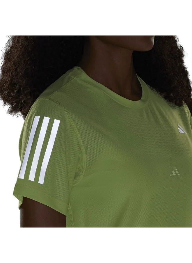 اديداس adidas OTR B TEE Green Running T-SHIRTS for Women - 2XS