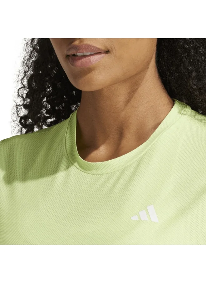 اديداس adidas OTR B TEE Green Running T-SHIRTS for Women - 2XS