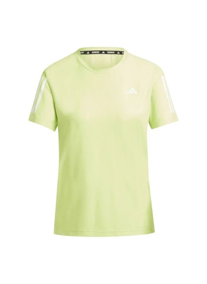 اديداس adidas OTR B TEE Green Running T-SHIRTS for Women - 2XS