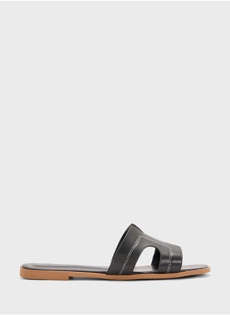 Ginger Womens Casual Flat Sandal