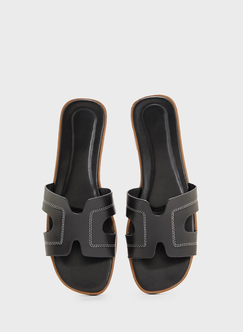 Ginger Womens Casual Flat Sandal