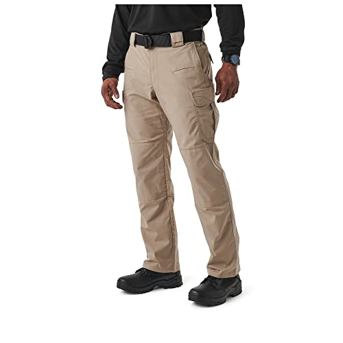 5.11 Tactical Men's Stryke Military Pants, Adjustable Waistband, Stretchable Flex-Tac Fabric, Khaki, 44Wx36L, Style 74369 - Image 3