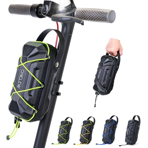 CHICLEW Electric Scooter Bag Storage, Waterproof Scooter Storage Bag with Multicolor Drawstrings, 2L Capacity Scooters Handlebar Bag, Compatible with Scooters, Bikes, Segway Ninebot and NIU - Image 1