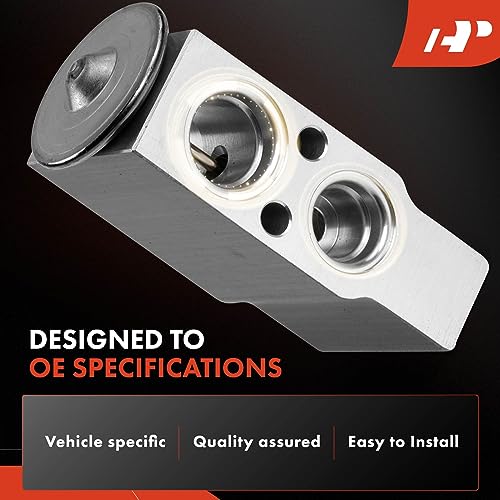 A-Premium A/C Expansion Valve Compatible with Nissan Pathfinder 2005-2012, Quest 2004-2009, Armada 2005-2015, INFINITI QX56 2004-2010, Rear Side - Image 2
