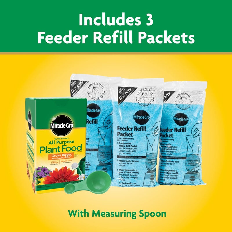 Miracle-Gro Water Soluble All Purpose Plant Food, Fertilizer for Indoor or Outdoor Flowers, Vegetables or Trees, 3 lbs. - Image 2
