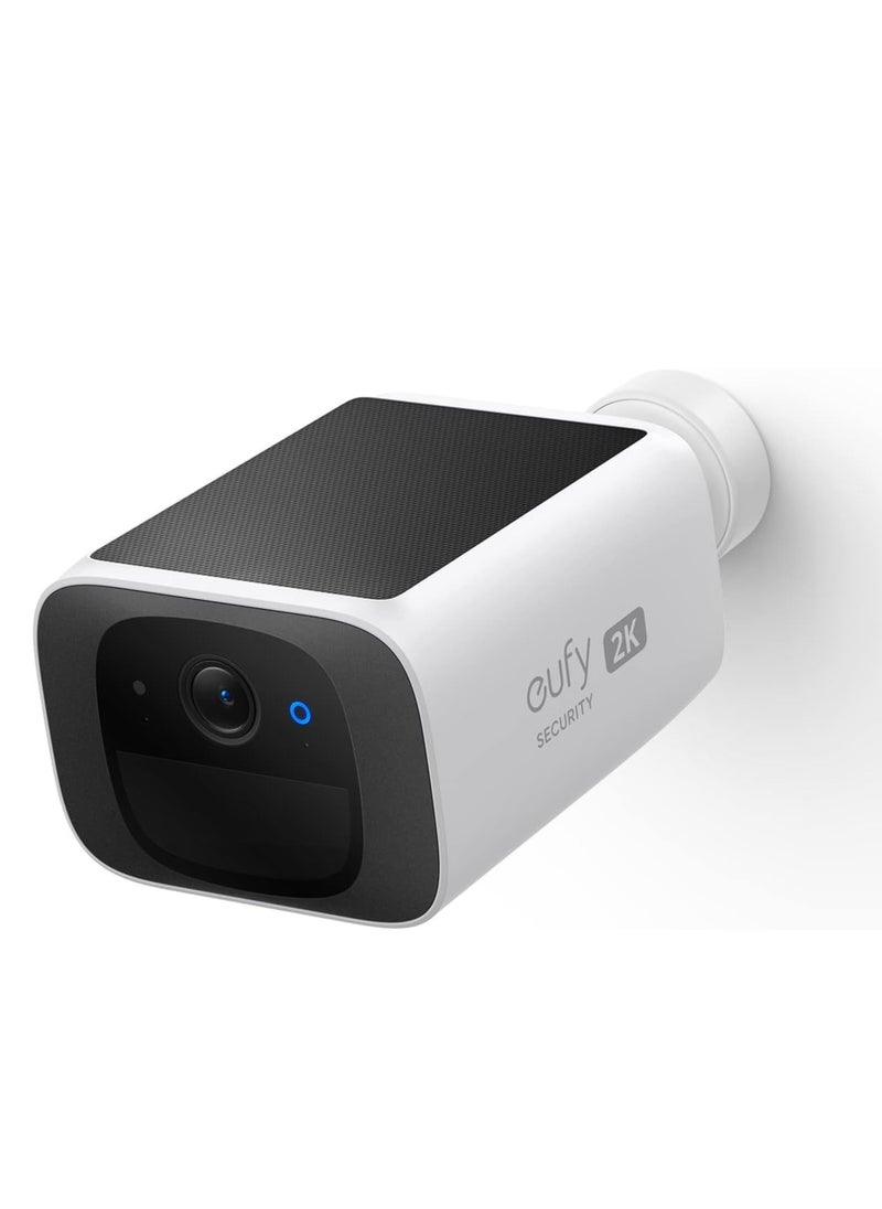 eufy - eufy Security S220 SoloCam Solar Security Camera Outdoor Wireless, Continuous Power, 2K Resolution Home Security Camera, 2.4 GHz Wi-Fi, No Monthly Fee, HomeBase 3 Compatible - Image 1
