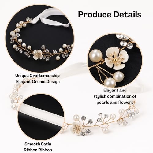 Flavizo Tiara for Women and Girls, Sparkling Flower Crown for Kids Birthday, Elegant Headpiece for Baby Girl, Stylish Hair Accessory for Wedding, Party, Pageant, Photoshoot - Image 3