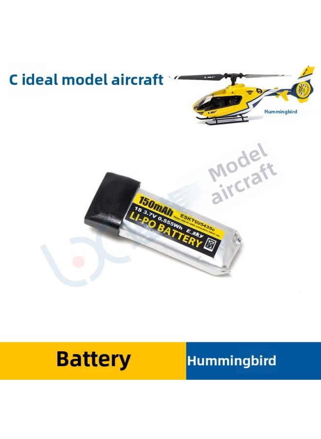 Generic - ESKY 150EC Hummingbird Remote Control Simulation Helicopter Accessories Battery Case Charger Spiral Main Propeller Tail Propeller-Color:Battery - Image 1
