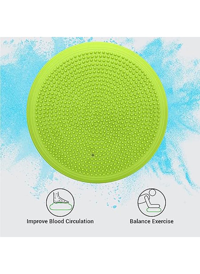 Nivia 11040 PVC Pro Balance Cushion With Pump | Size - 13Inch/33cm | Material - Polyvinyl Chloride | Men & Women | Balance Board | Fitness Equipment | For Stability | Strength | Flexibility  - Image 2
