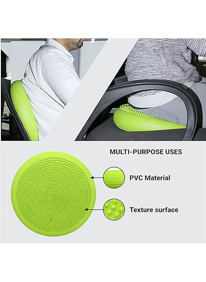 Nivia 11040 PVC Pro Balance Cushion With Pump | Size - 13Inch/33cm | Material - Polyvinyl Chloride | Men & Women | Balance Board | Fitness Equipment | For Stability | Strength | Flexibility  - Image 3