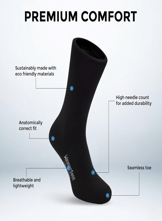Wrightsock Ultra Thin Crew Running Socks for Men and Women - Cushioned, Eco-Friendly and Anti Blister Socks with our Contoured Foot Design - American Made with Moisture Regulation - Image 2