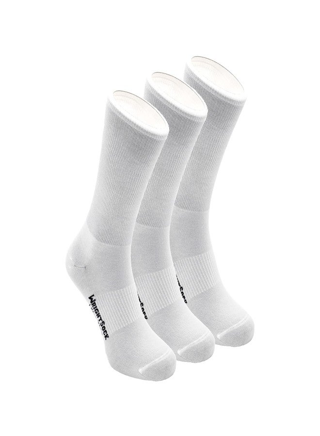 Wrightsock Ultra Thin Crew Running Socks for Men and Women - Cushioned, Eco-Friendly and Anti Blister Socks with our Contoured Foot Design - American Made with Moisture Regulation - Image 1
