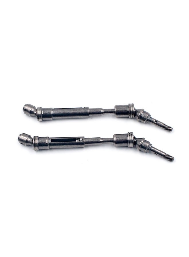 TRAXXAS Huanqi 727 Mountain Mouse Short Card Accessories SLASH Dead Mouse CVD Metal Front And Rear Universal Drive Shafts-Color:Rear Drive Shaft 2PCs  - Image 4