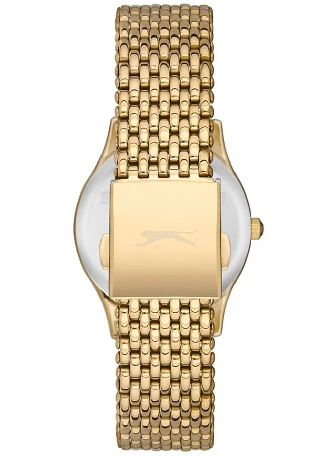 Slazenger Slazenger Women's Quartz Movement Watch, Analog Display and Metal Strap - SL.9.6535.3.03, Gold