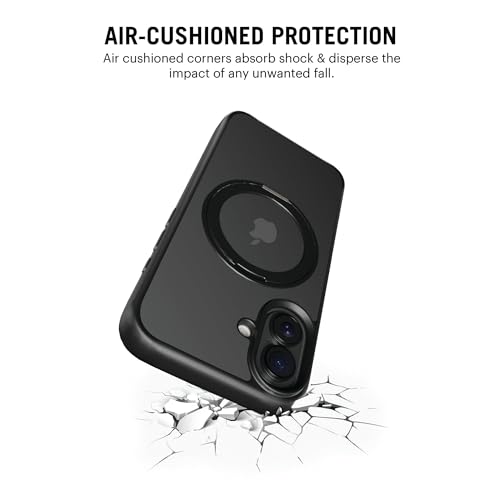 DailyObjects Polycarbonate Case for iPhone 16 Plus Compatible with Mag-Safe Wireless Charging,Halo 2.0 with Rotatable Stand Slim Shockproof Back Cover - Image 2