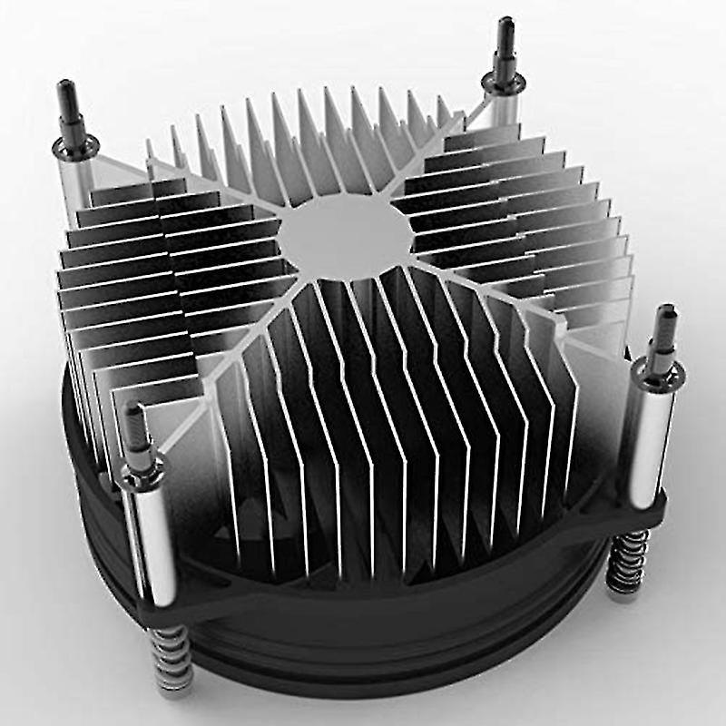 Ultra-Thin CPU Cooler 60mm Height Efficient Aluminum Fins Air Cooler - 92mm Low Noise Fan 28dBA for Intel LGA 115X HTPC - Image 2