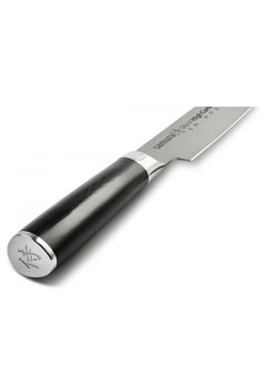 Samura Samura MO-V Utility Knife | 5 Inch Blade | G-10 Handle with Stainless Steel Bolster | Single-Layer Molybdenum-Vanadium Steel | Precision Cutting | Corrosion Resistant  - Image 3