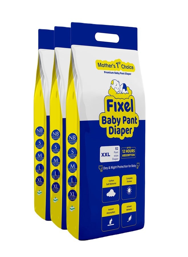 FIXEL Baby Diaper Pants Extra Large XXL-Size - 156 Count - Image 1