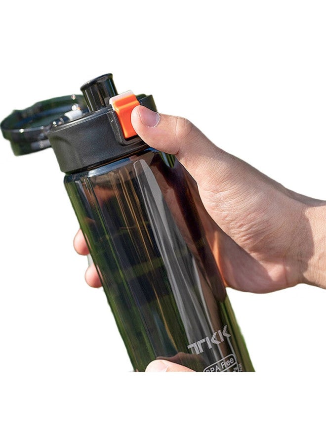 Tkk Sports Water Bottle For Men, Portable, For Students, School Use, Children'S Water Bottle, High Temperature Resistant Tritan Plastic Cup, Summer - Image 3