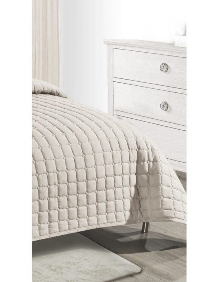 مون طقم لحاف نفرين مفرش سرير مضغوط مكون من 6 قطع  لحاف مقاس كينج 230x250سم - Image 2