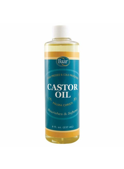 Cold-Pressed, Cold-Processed, Hexane Free Castor Oil, 8 Ounces