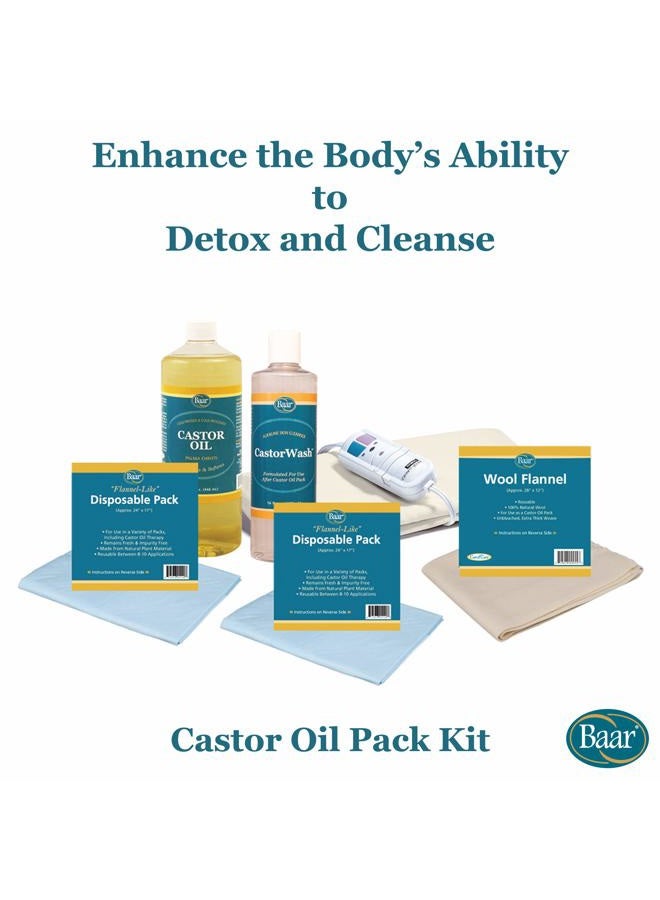 Cold-Pressed, Cold-Processed, Hexane Free Castor Oil, 8 Ounces