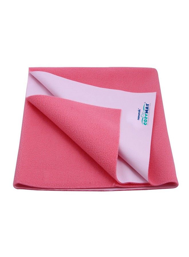 Newnik Baby Mat Waterproof Dry Sheet;Reusable Absorbent Sheets;Underpads (Size: 140Cm X 100Cm) Salmon Rose Large - Image 2