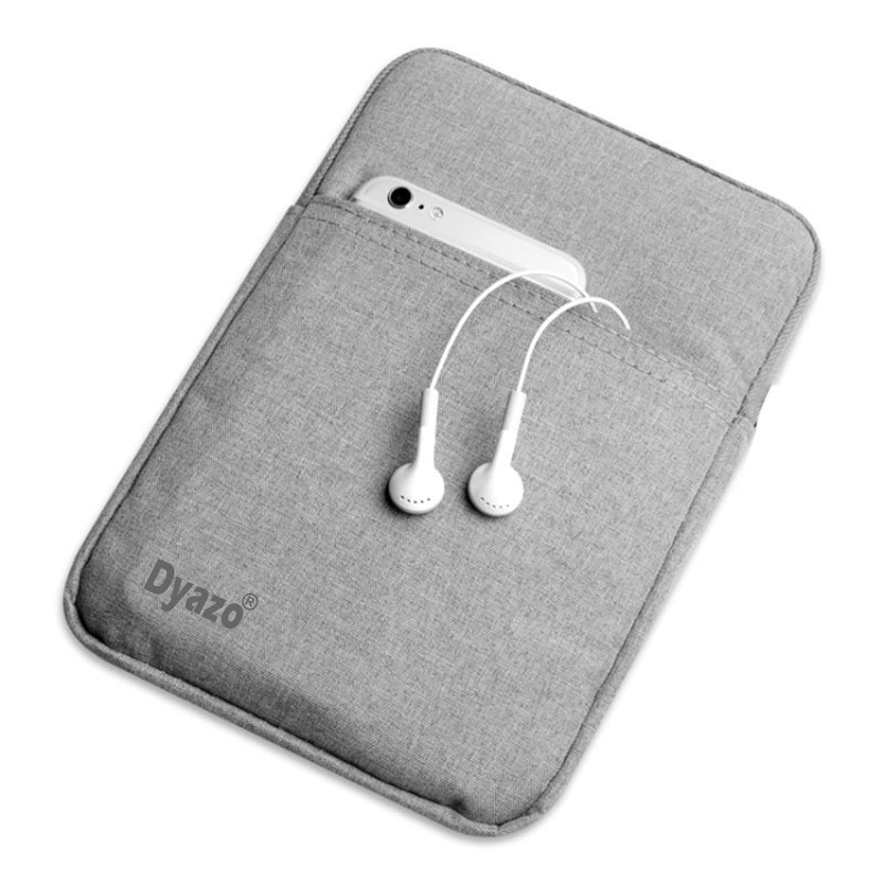 Dyazo Tablet Sleeve Bag/Case/Cover 8-11.6 Inch Compatible for Samsung/Ipad/Oppo/Realme/Xiaomi/Redmi Pad, Oneplus Pad Tablets, with Fleece Inside & One Front Pocket Grey - Image 1