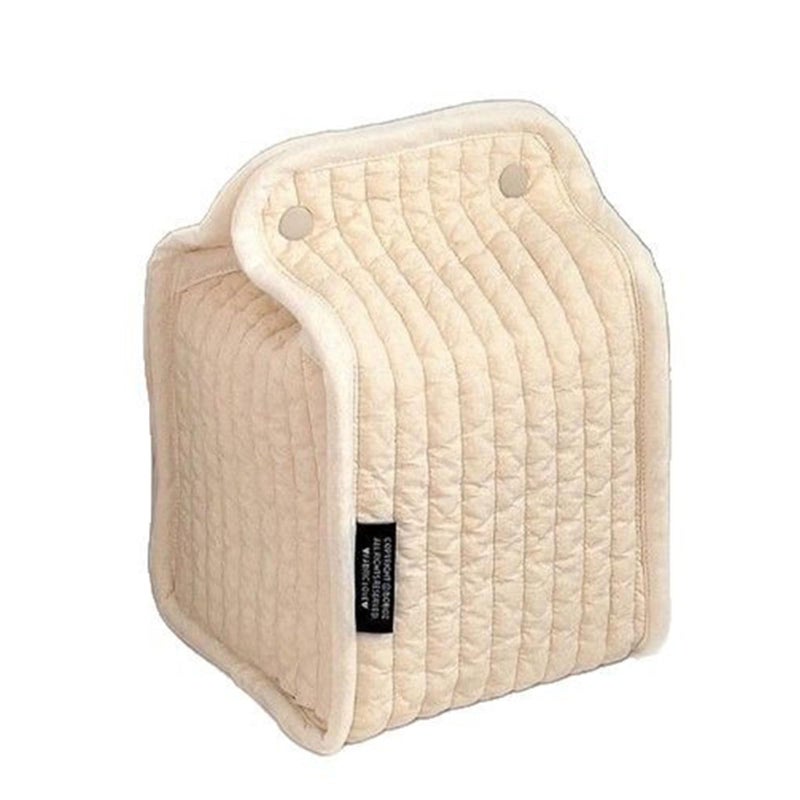 Blue Striped Fabric Standing Tissue Holder With Removable Designs For Home Office Storage - Image 4