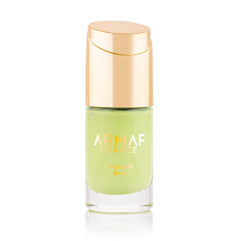 Armaf France Glitter Nail Enamel 8ml, Avocado, Long Lasting Nail Polish, Shimmer Finish High Shine, Quick Dry Resistant Nail Colour, Long Lasting, Lightweight & Non Sticky, Best For Every Outfit
