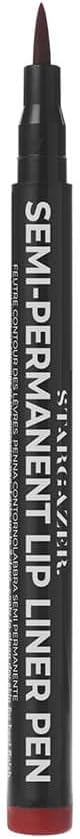Stargazer Vegan Waterproof SemiPermanent Lip Liner Number 3 Up To 24 Hour Lip Coverage With Fine Tip Applicator - Image 1