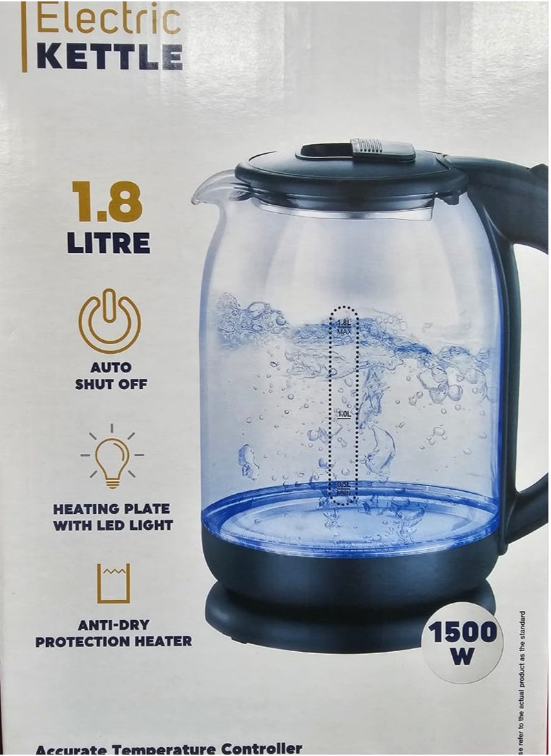 Generic 1.8 Lite 1500W Electric Kettle Glass Water Boiler  - Image 3