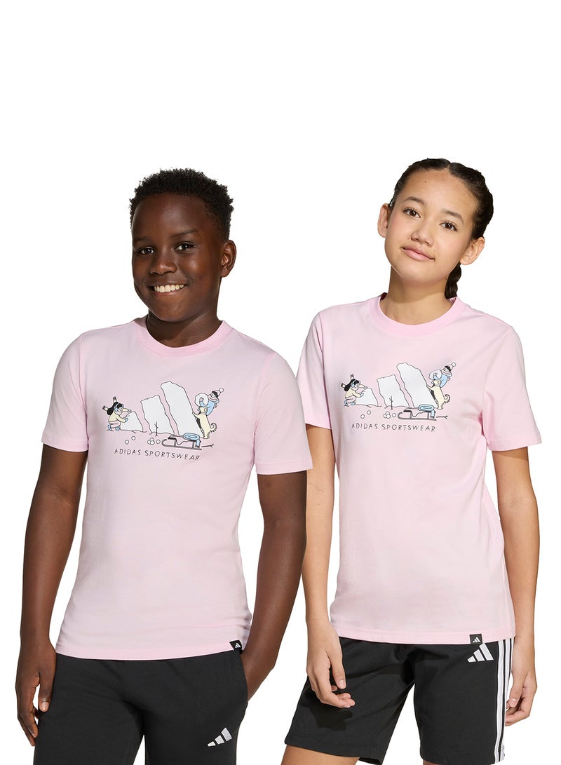 Adidas Youth Winter Sports Graphic T-Shirt  - Image 4