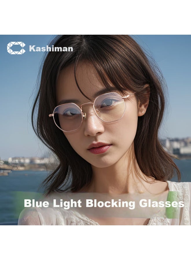 Caxman Blue Light Blocking Gl Radiation Men And Women Non-prescription Natural Face Small Computer Mobile Phone Eye Protection Gl Gd2 - Image 1