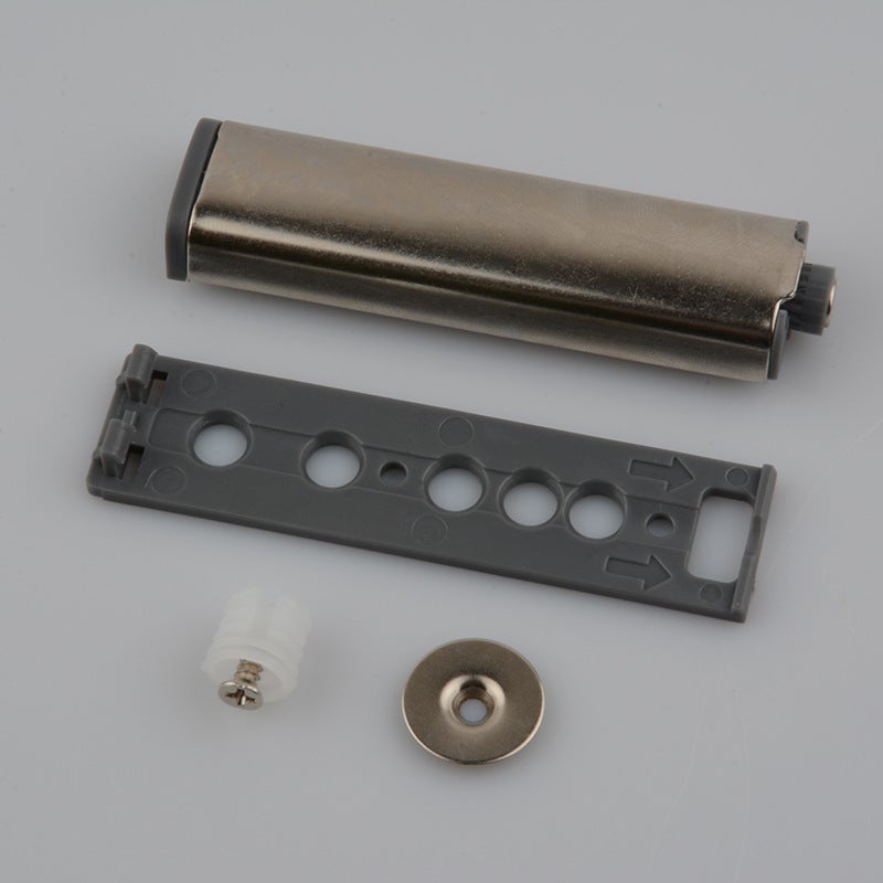 Cabinet Door Strong Magnetic Thickening Aluminum Alloy Lengthened Rebound Device Cabinet Drawer Wardrobe Cabinet Handle-Free Press Rebound Rebound Device - Image 1